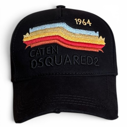 Dsquared2 black baseball cap - dsquared2,