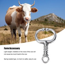 B- Cattle Nose Ring Stainless