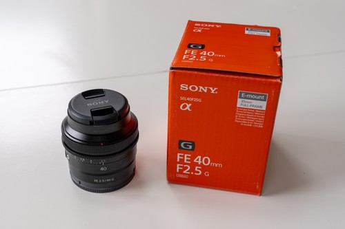 Sony 40mm 5 g lens - 40mm, f/2.5