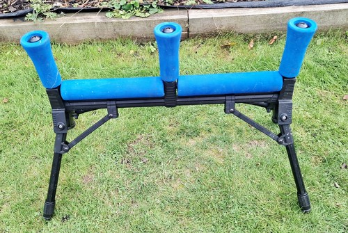 Double fishing pole - pole, roller