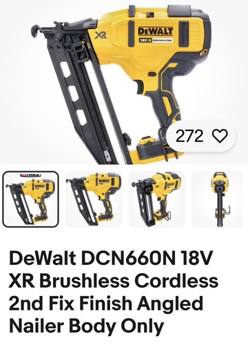 Dewalt dcn660nt 18v - 18v, xr