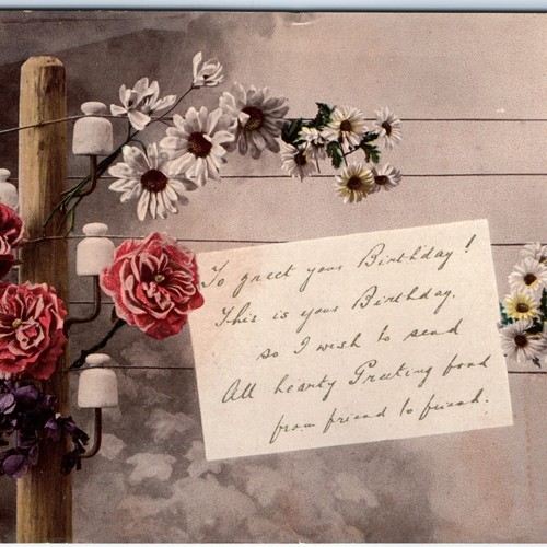 1910 telegraph pole postcard - 1910,