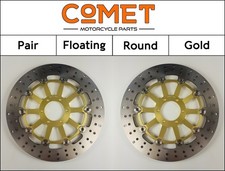 Yamaha FJ 1200 1988-1997 [Pair of Front Comet RF-Series Gold Brake Discs]