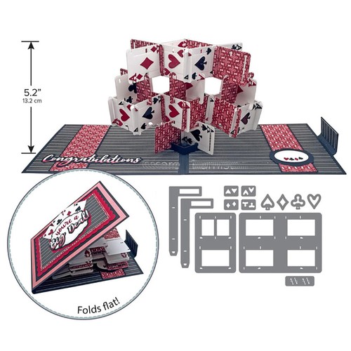 Playing cards metal cutting - cards,