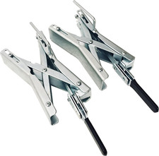 Maxxhaul 70074 Tandem Wheel Chock Lock – Universal Fit, Scissor-Action Design, E