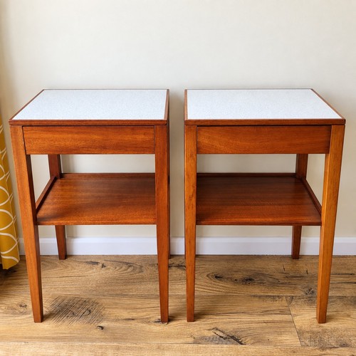 Vintage remploy teak bedside - vintage,