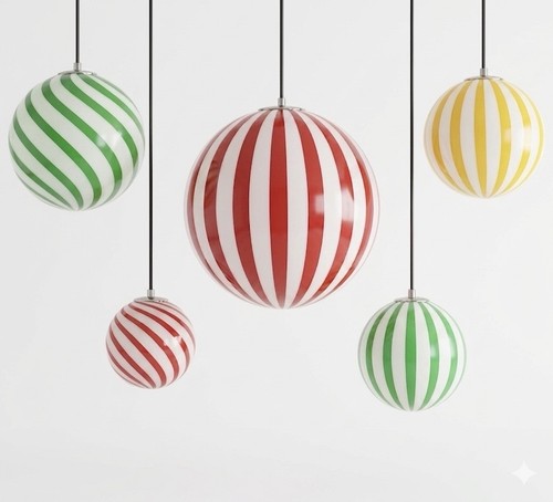 Murano style striped glass - murano,