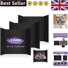 Pack medium black tri fold - medium,