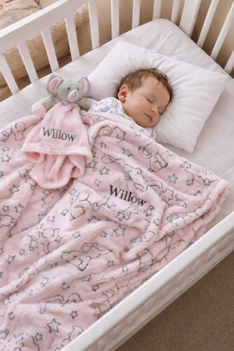 Personalised embroidered baby - embroidered,
