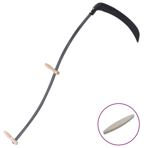 Scythe with grinding stone - with,