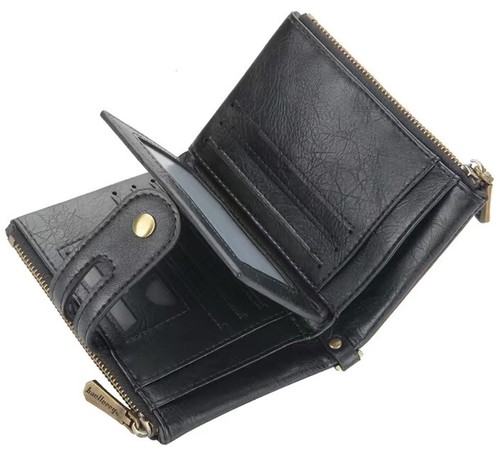 Mens bifold genuine leather - mens,