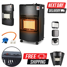 4.2Kw Portable Home Heater Butane Fire Calor Gas Cabinet With Regulator Hose