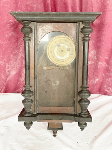 Vintage antique wall clock - wall,