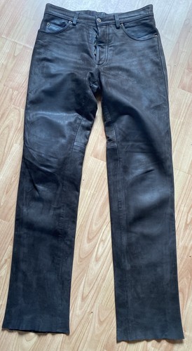Real leather jeans biker - leather,