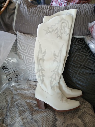 White ladies knee length - white,