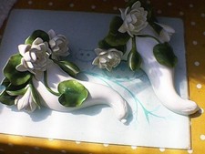 ANTIQUE WALL POCKETS - T.GOODE