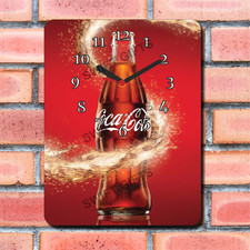 Coca Cola Design C Wall Clock New boxed Gift Mancave Bar Soft Drinks