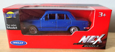 Welly NEX Polski Fiat 105p Blue Small Diecast Model Scale 1:60 7cm Long. New.