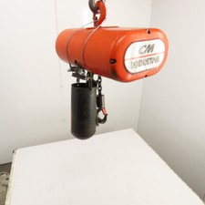 CM Lodestar Model L 1 Ton 2000LB Electric Chain Hoist 10' Lift 16FPM 230/460V
