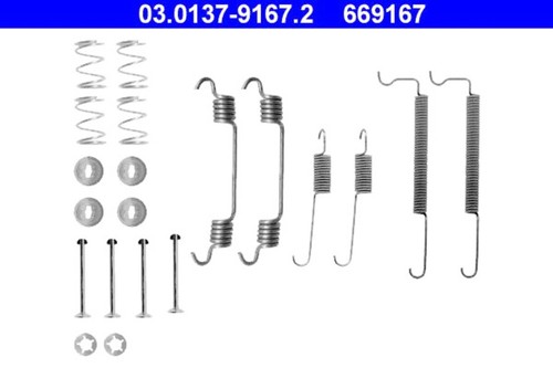 Brake shoes accessory kit ate - accessory,