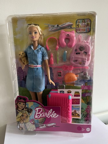 Barbie doll travel - doll, set