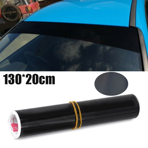 Matte black sun strip - matte,