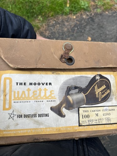 Vintage hoover dustette - vintage,