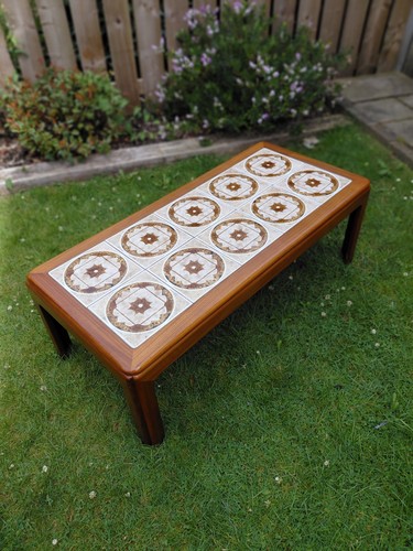 Plan tiled top coffee table - g,