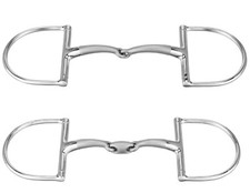 Sprenger Satinox D Ring Snaffle Bit Single / Double Jointed Lozenge Ergonomic