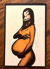 Banksy Lazarides Barely Legal OFFICIAL ORIGINAL USA 2006 Promo Postcard +Prov