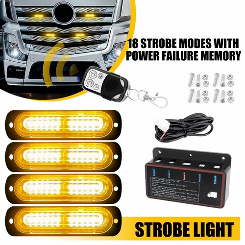 Amber white led - 4-in-1, amber/white