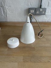 Original BTC Hector Size 2 Pendant Light White Bone China Used Good Cond.