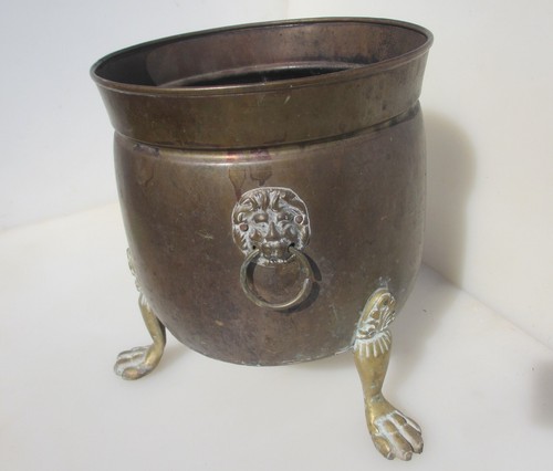 Vintage brass trough tub - brass,