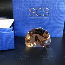Swarovski Crystal SCS 2016 LION'S HEAD PAPERWEIGHT GIFT 5135901 Rare Mint Boxed