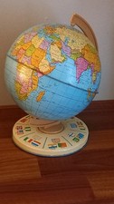 Vintage Tin World Globe In