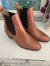 Joules Tan Leather Pull On