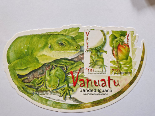 Vanuatu stamp mini sheet - stamp,