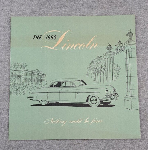1950 lincoln sales brochure - brochure, /