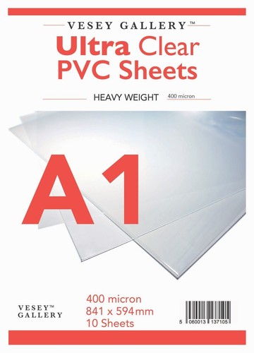Clear pvc heavy acetate - clear, /