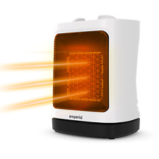 Emperial Mini Fan Heater Ceramic With 2 Heat Settings & Auto Oscillation - 2000W
