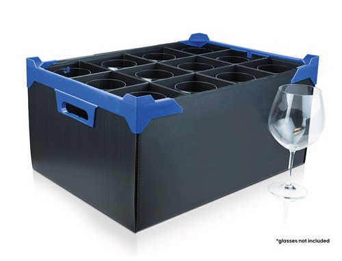 Wine glass crate glassware - glass,