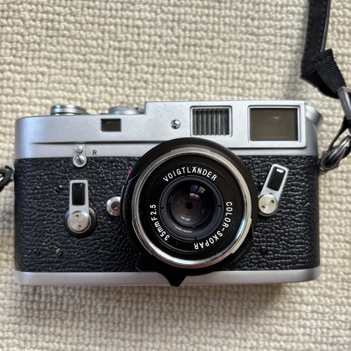 Leica chrome camera body - m4,