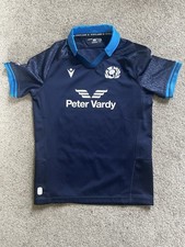 Macron Scotland 2022/2023 home rugby shirt XL. Junior