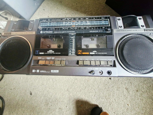 Hitachi trk w55e - hitachi, retro