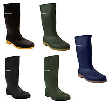 Womens ladies Dunlop Wellies Festival Rain Waterproof Girls Wellington Boots 2-8