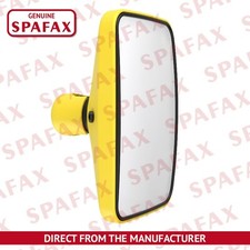 SPAFAX VM1R Yellow Unbreakable Rear View Vehicle Mirror Bus Coach Lorry Truck