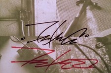 1996 Futura Postcard Signed In Red Ink Limited Edition With A C.O.A