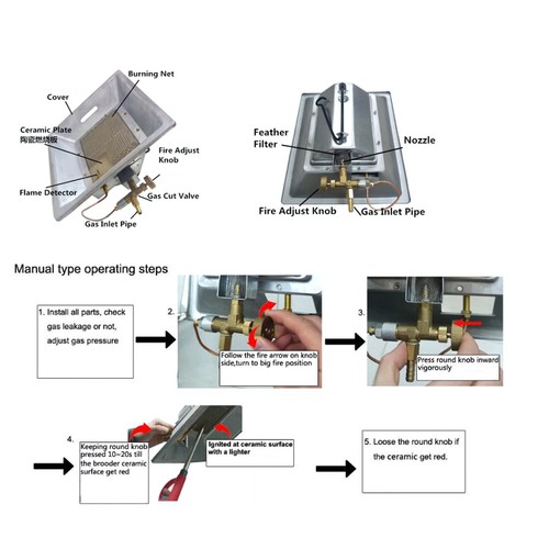 Chick gas brooder - chick, heater