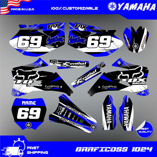 Yz250f graphic kit - kit, stickers