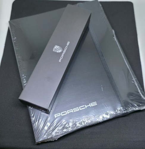 Porsche notebook with pen - porsche,